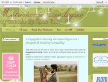 Tablet Screenshot of matrimonio-eco.com